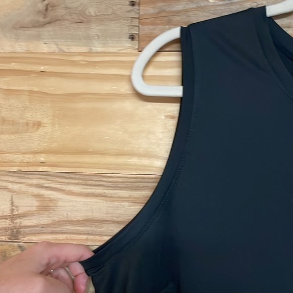 Joy Spels size XXL Sleeveless Athletic Workout and Lounge Black Stretchy Top - Picture 6 of 8